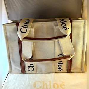 Chloe “Woody” Medium Tote Bag